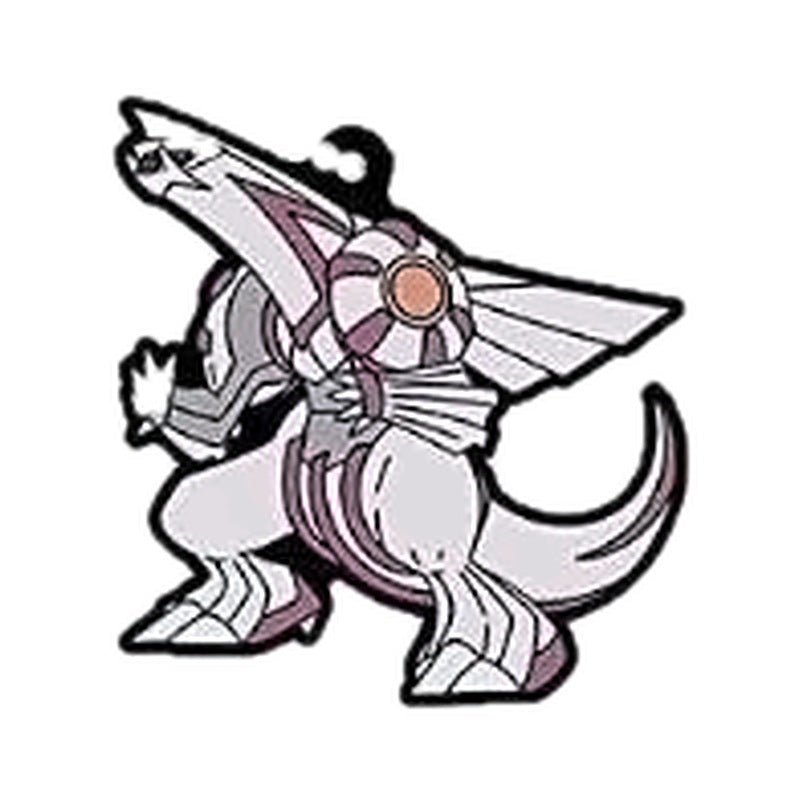 POKEMON SINNOH REGION PALKIA RUBBER KEYCHAIN