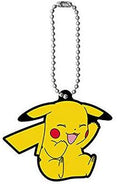 POKEMON SINNOH REGION PIKACHU RUBBER KEYCHAIN
