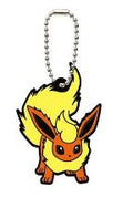 POKEMON XYZ VOLUME 2 FLAREON RUBBER KEYCHAIN