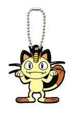 POKEMON XYZ VOLUME 2 MEOWTH RUBBER KEYCHAIN