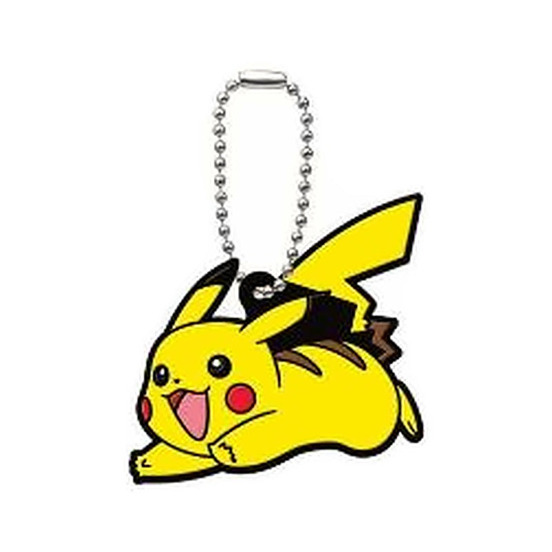 POKEMON XYZ VOLUME 2 PIKACHU RUBBER KEYCHAIN