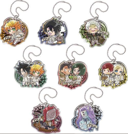 PROMISED NEVERLAND PITA VOLUME 03 ACRYLIC TRADING KEYCHAIN