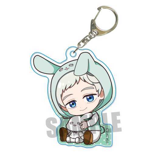 PROMISED NEVERLAND USAMIMI NORMAN IN HOODIE KEYCHAIN