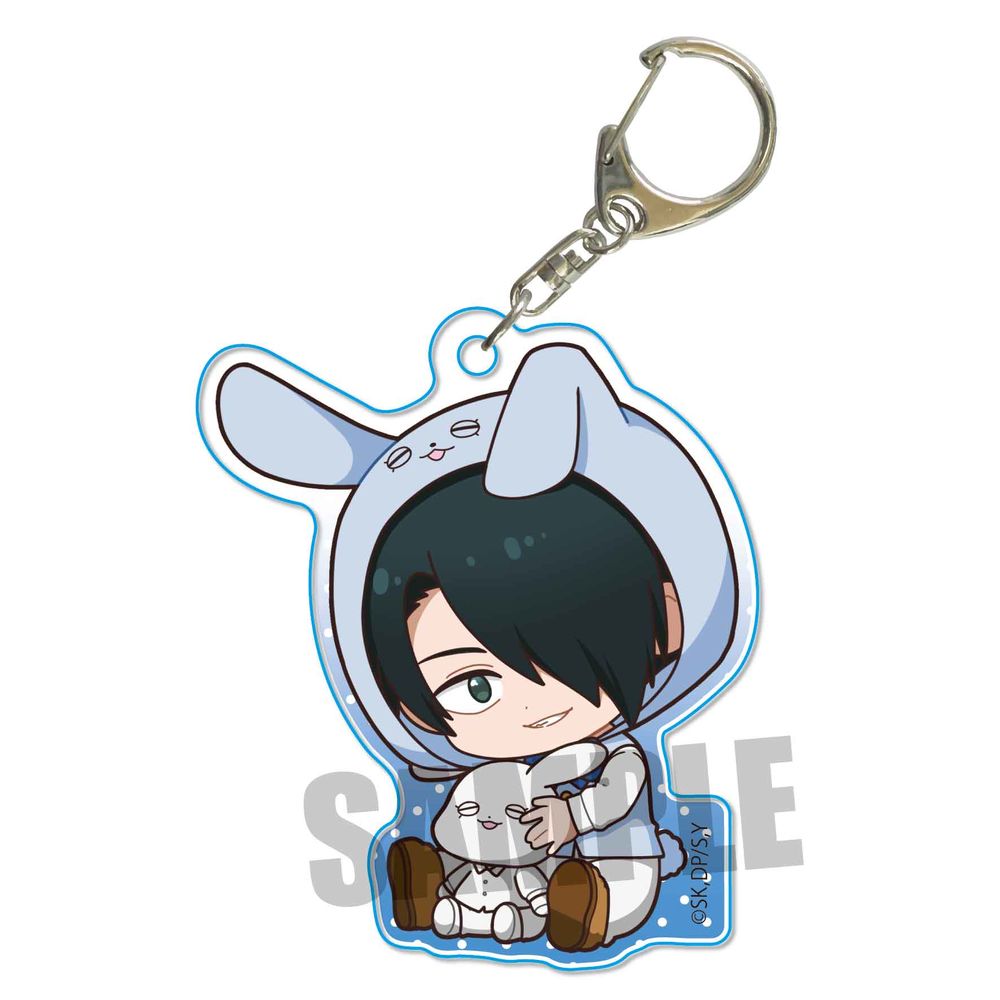PROMISED NEVERLAND USAMIMI RAY IN HOODIE KEYCHAIN