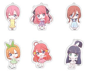 QUINTESSENT QUINTUPLETS ACRYLIC TRADING KEYCHAINS