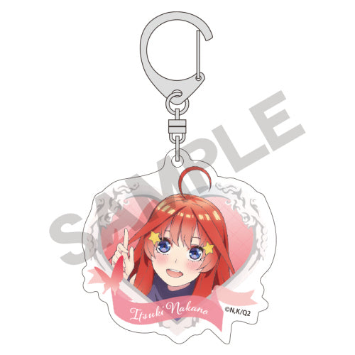 QUINTESSENTIAL QUINTUPLETS HEART FRAME ITSUKI ACRYLIC KEYCHAIN