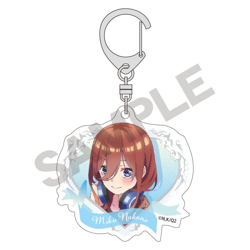 QUINTESSENTIAL QUINTUPLETS HEART FRAME MIKU ACRYLIC KEYCHAIN