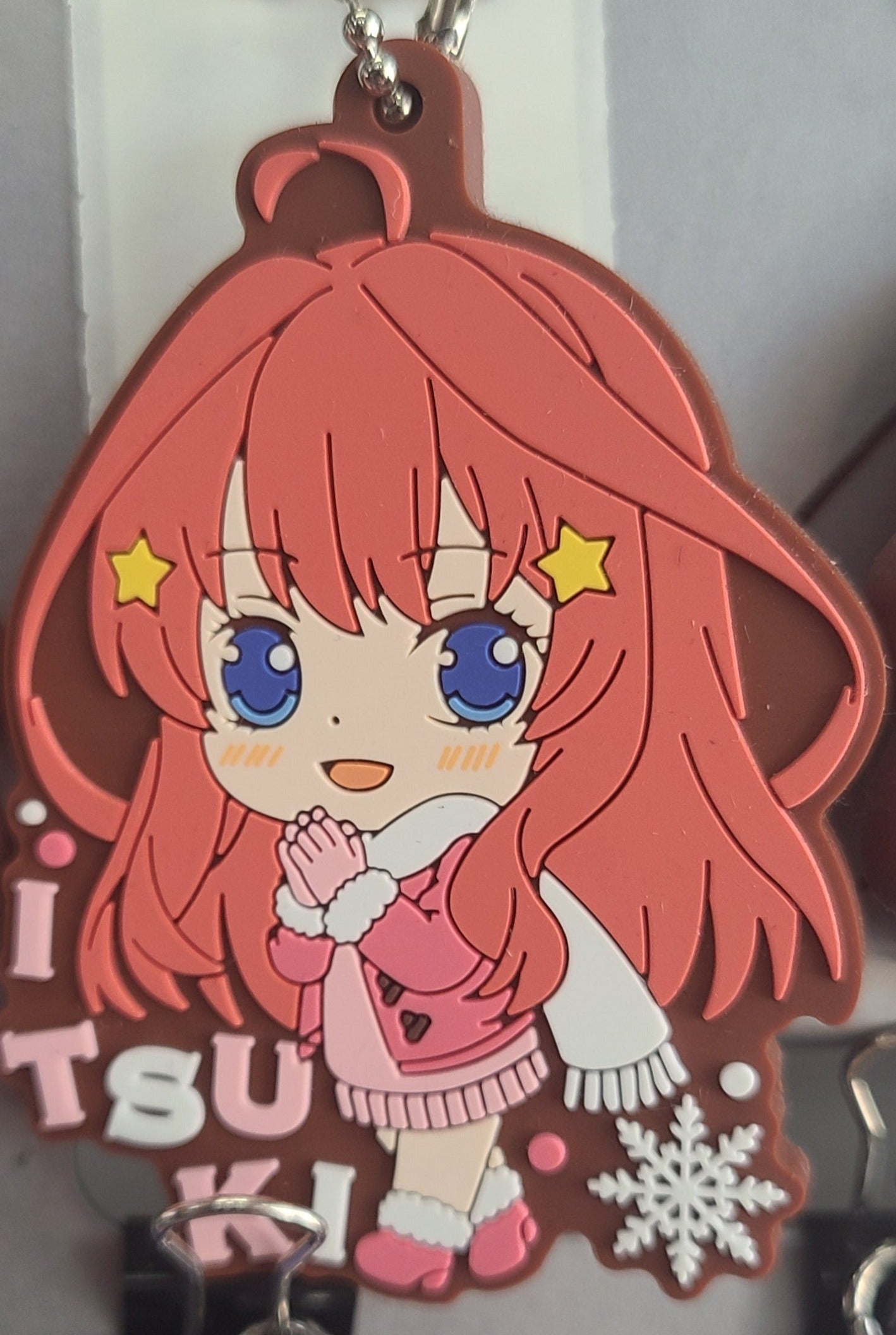 QUINTESSENTIAL QUINTUPLETS VOLUME 06 ITSUKI RUBBER KEYCHAIN