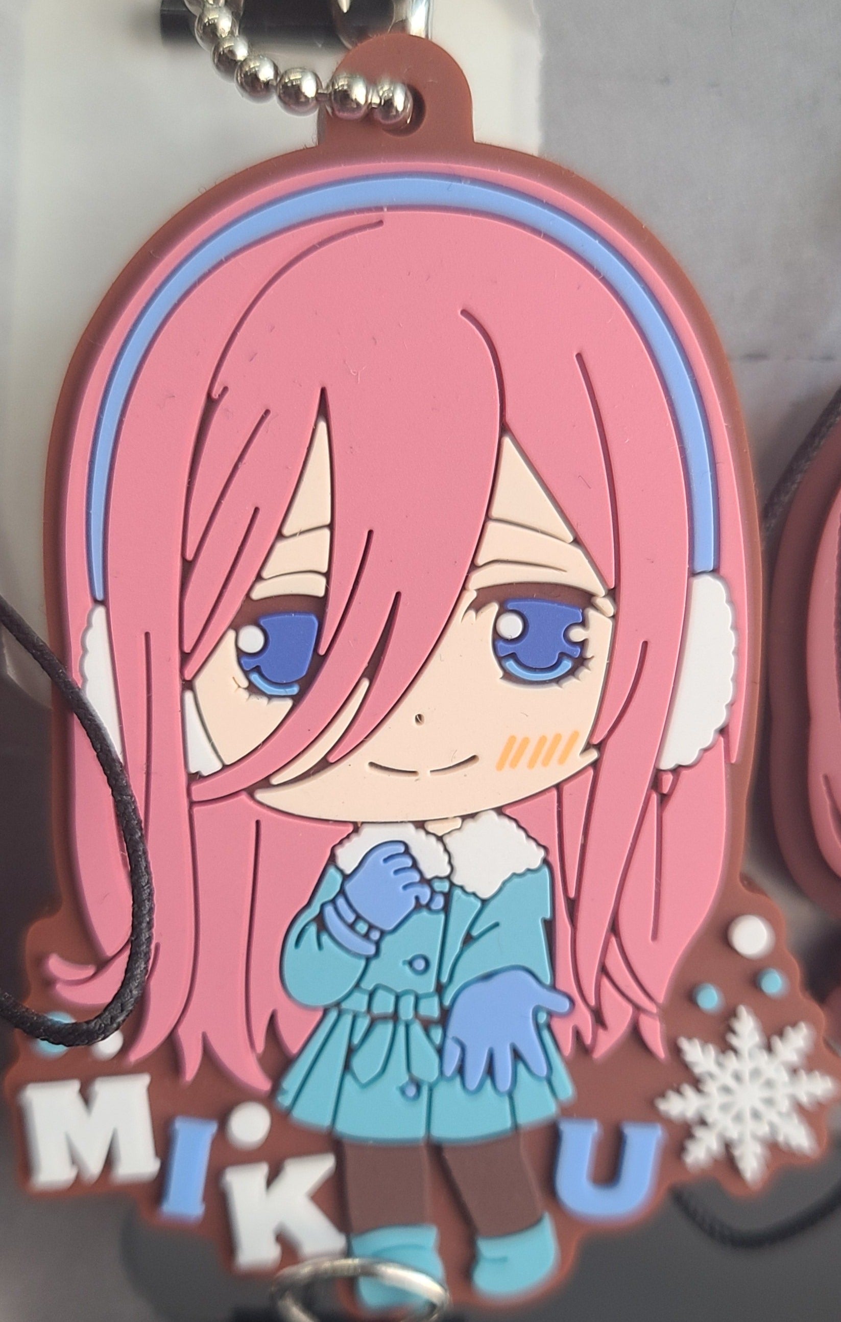 QUINTESSENTIAL QUINTUPLETS VOLUME 06 MIKU RUBBER KEYCHAIN