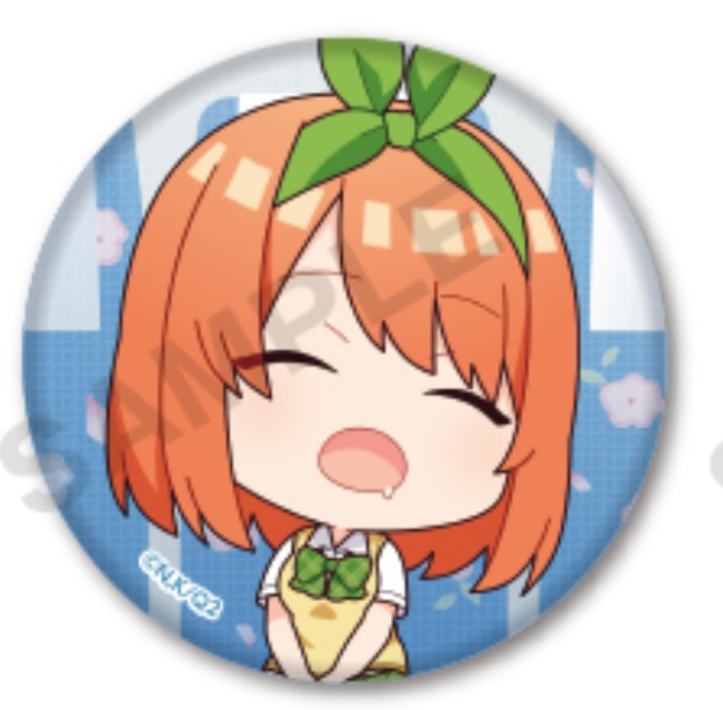 QUINTESSENTIAL QUINTUPLETS YOTSUBA SEASON 2 SLEEPING CAN BADGE