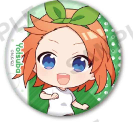 QUINTESSENTIAL QUINTUPLETS YOTSUBA SEASON 2 RUNNING CAN BADGE