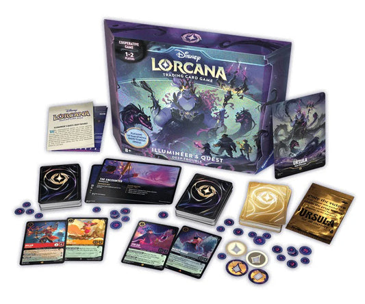 LORCANA TRADING CARD GAME URSULA'S RETURN ILLUMINER'S QUEST DEEP TROUBLE