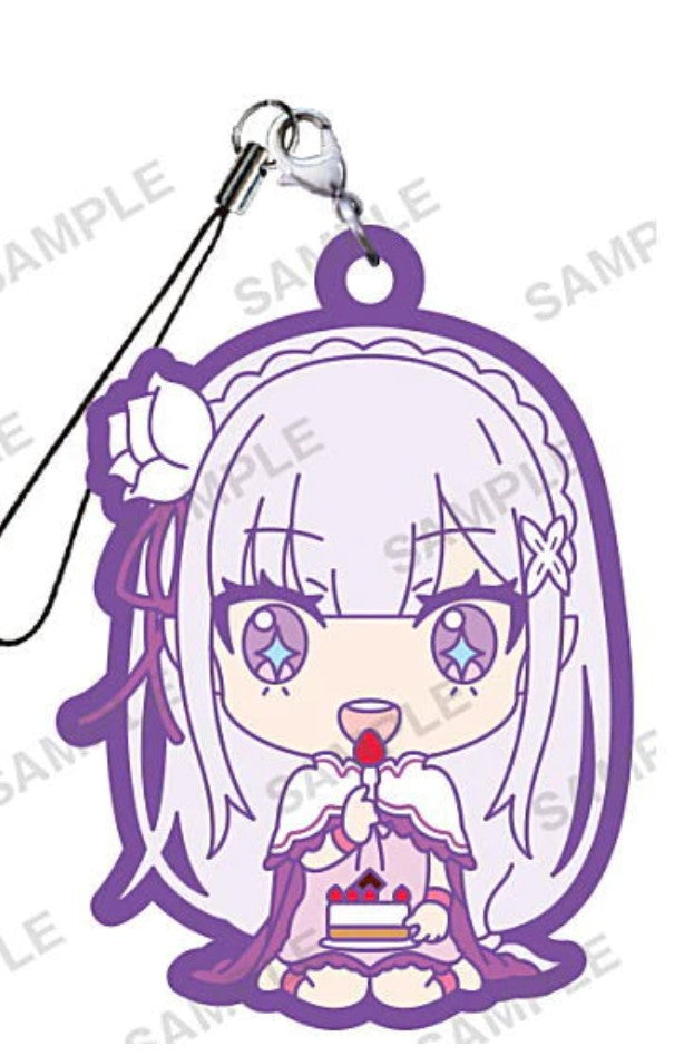 RE:ZERO BIRTHDAY VERSION EMILIA RUBBER STRAP