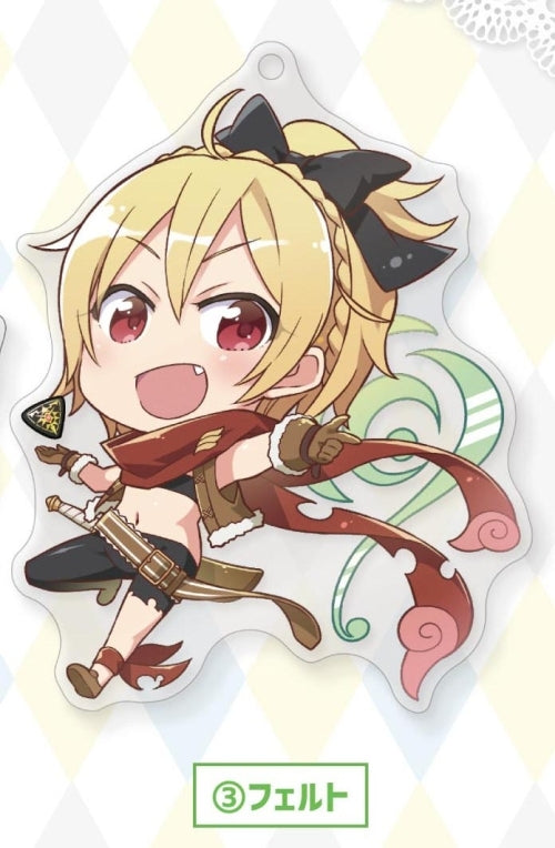 RE:ZERO HAJIMERU FELT ACRYLIC KEYCHAIN