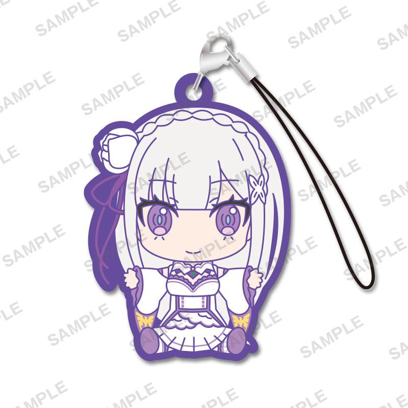 RE:ZERO MUGYUTTO EMILIA RUBBER STRAP