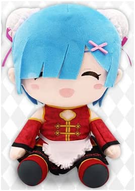 RE:ZERO CHINA DRESS EYES CLOSED REM 12 INCH PLUSH