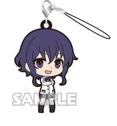 SAEKANO FLAT CHARA MICHIRU RUBBER PHONE STRAP