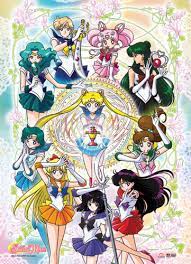 SAILOR MOON FLORAL SOLDIERS GROUP WALL SCROLLS
