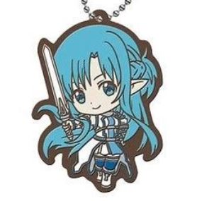 SWORD ART ONLINE CHARACTER VOLUME 03 ASUNA ALFHEIM RUBBER KEYCHAIN