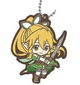 SWORD ART ONLINE VOLUME 3 LEAFA RUBBER KEYCHAIN