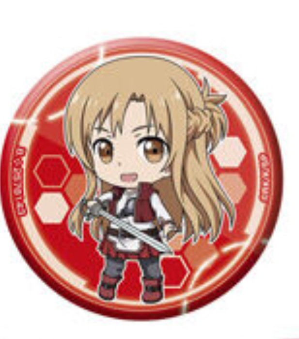SWORD ART ONLINE PROGRESSIVE ASUNA CAN BADGE