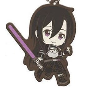 SWORD ART ONLINE KIRITO GUN GALE RUBBER KEYCHAIN