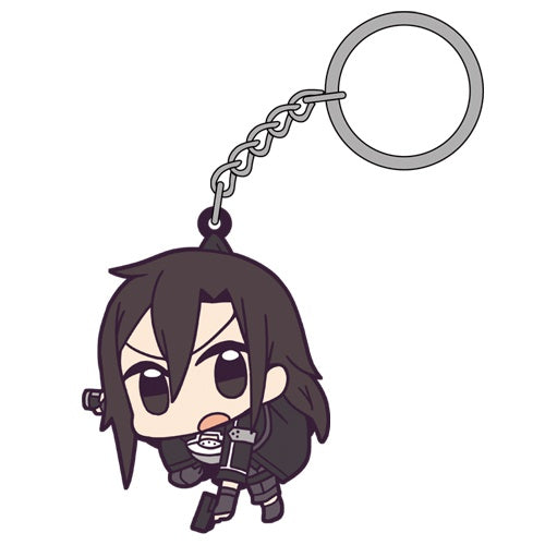 SWORD ART ONLINE TSUMAMARE KIRITO GUN GALE ONLINE VERSION RUBBER KEYCHAIN