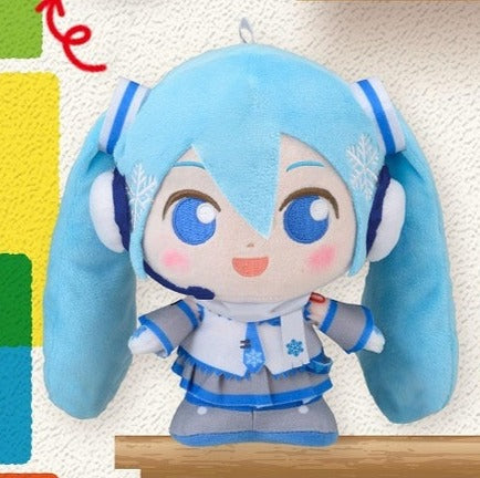 VOCALOID MOIPON STANDING SMILING SNOW MIKU PLUSH