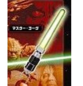 STAR WARS LIGHTSABER REBOOT YODA KEYCHAIN
