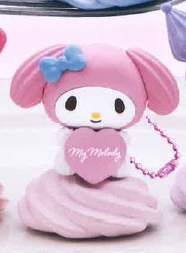 SANRIO CHARACTERS - WHIPPED CREAM MASCOT 3D KEYCHAIN