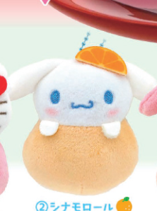 SANRIO CHARACTERS - FRAGRANT FRUIT DAIFUKU MASCOT 3D KEYCHAIN