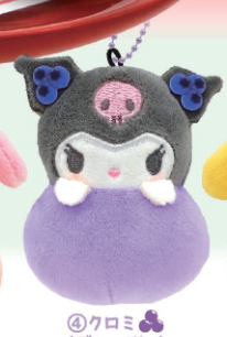 SANRIO CHARACTERS - FRAGRANT FRUIT DAIFUKU MASCOT 3D KEYCHAIN