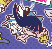 PANTY & STOCKING WITH GARTERBELT - TAKARA TOMY RUBBER KEYCHAIN