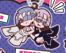 PANTY & STOCKING WITH GARTERBELT - TAKARA TOMY RUBBER KEYCHAIN
