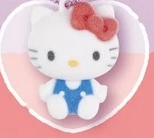 SANRIO CHARACTERS - FLUFFY TAKARA TOMY ARTS 3D KEYCHAIN