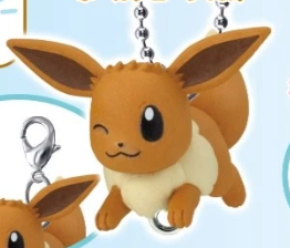 POKEMON - TSUMANDE TSUNAGETE MASCOT 13 EEVEE EVOLUTIONS 3D KEYCHAIN