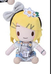 HATSUNE MIKU COLORFUL STAGE/PROJECT SEKAI - NIGHTCORD FUWAPUCHI PALE SEGA PLUSH
