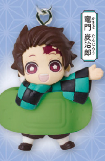 DEMON SLAYER: KIMETSU NO YAIBA - CHARA BANDAGE MARK MASCOT 3D KEYCHAIN