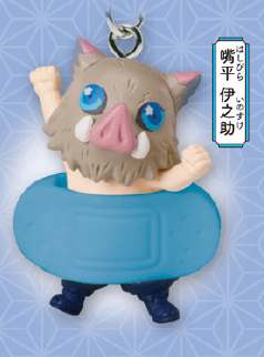 DEMON SLAYER: KIMETSU NO YAIBA - CHARA BANDAGE MARK MASCOT 3D KEYCHAIN