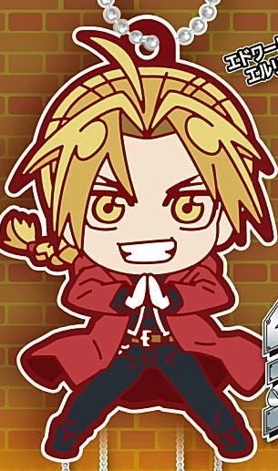 FULLMETAL ALCHEMIST - DEFOLAVA! TAKARA TOMY RUBBER KEYCHAIN