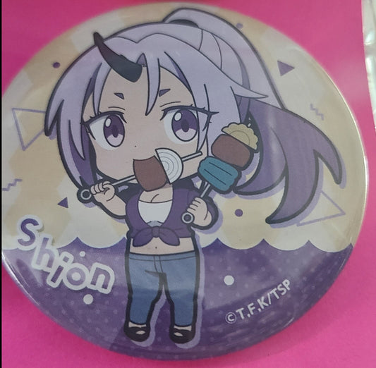 THAT TIME I GOT REINCARNTED AS A SLIME VOLUME 04 SHION CAN BADGE