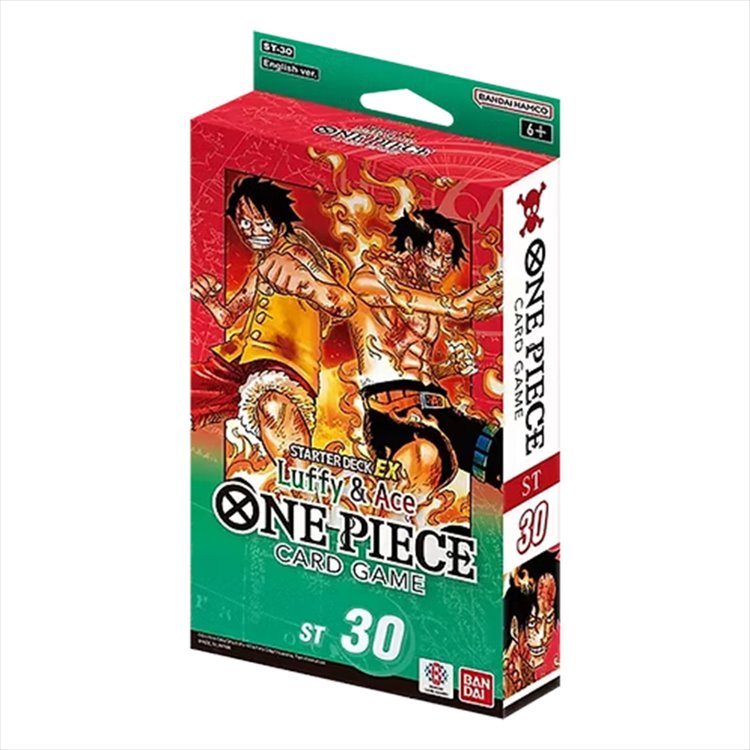 ONE PIECE TCG - ST30 LUFFY & ACE EX STARTER DECK