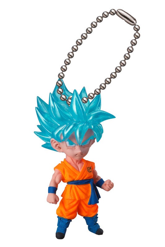 DRAGON BALL UDM V 01 SUPER SAIYAN GOD SUPER SAIYAN GOKU 3D KEYCHAIN