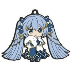 VOCALOID SNOW MIKU HOLDING HAT 2021 RUBBER STRAP