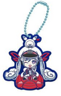 VOCALOID SNOW MIKU WINK 2022 RUBBER KEYCHAIN
