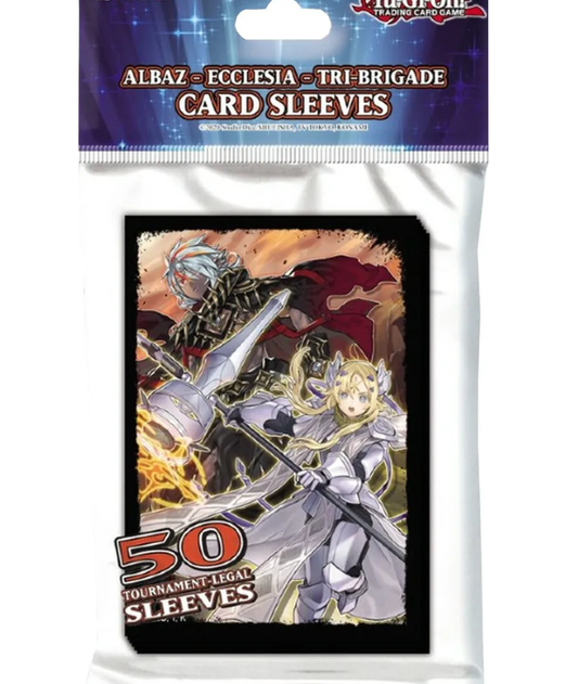 YU-GI-OH! TRADING CARD GAME ALBAZ, ECCLESIA, TRI-BRIGADE CARD SLEEVES