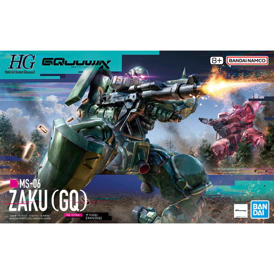 MOBILE SUIT GUNDAM GQUUUUUUX - ZAKU HGGQ 1/114 #10 HG MODEL KIT