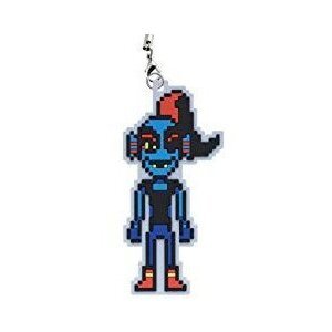 UNDERTALE VOLUME 01 UNDYNE RUBBER KEYCHAIN