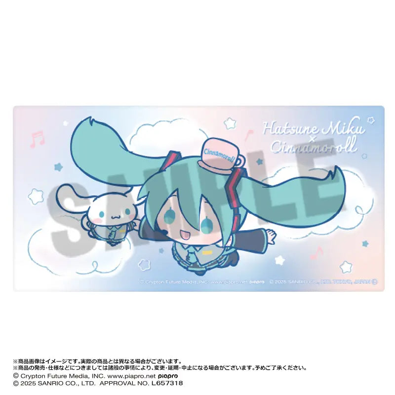 HATSUNE MIKU X CINNAMOROLL - DESK MAT