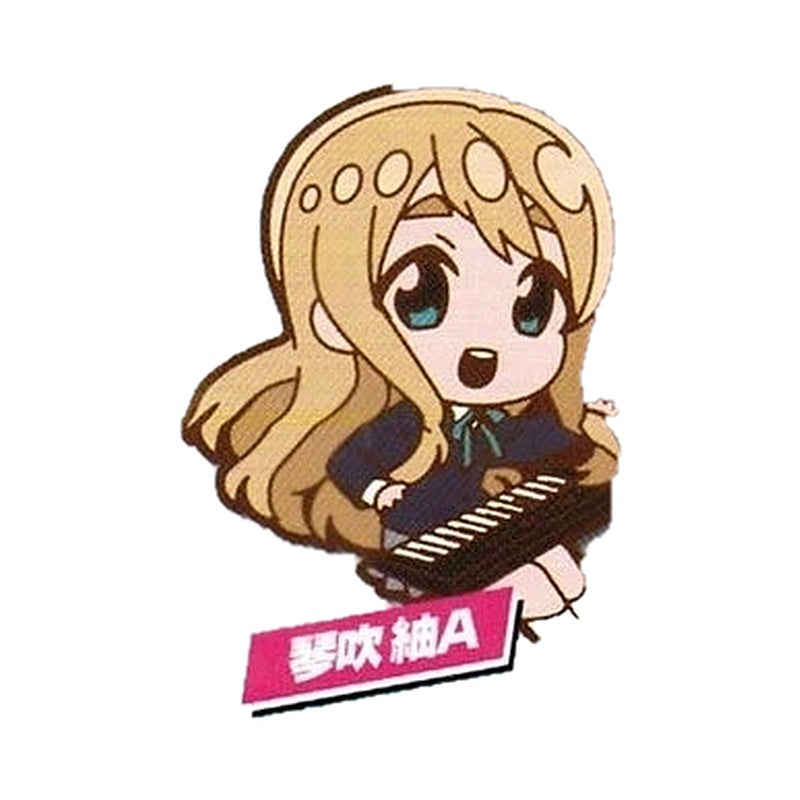 K-ON! Defolava Rubber Keychain - Mugi (Keyboard)